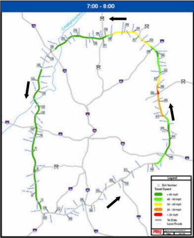 I-285 Segment Speeds